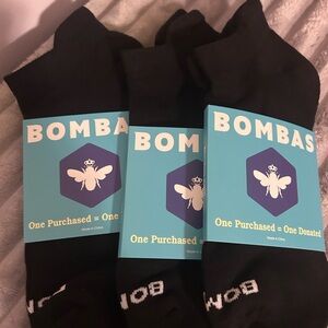 Bombas Black Casual Socks